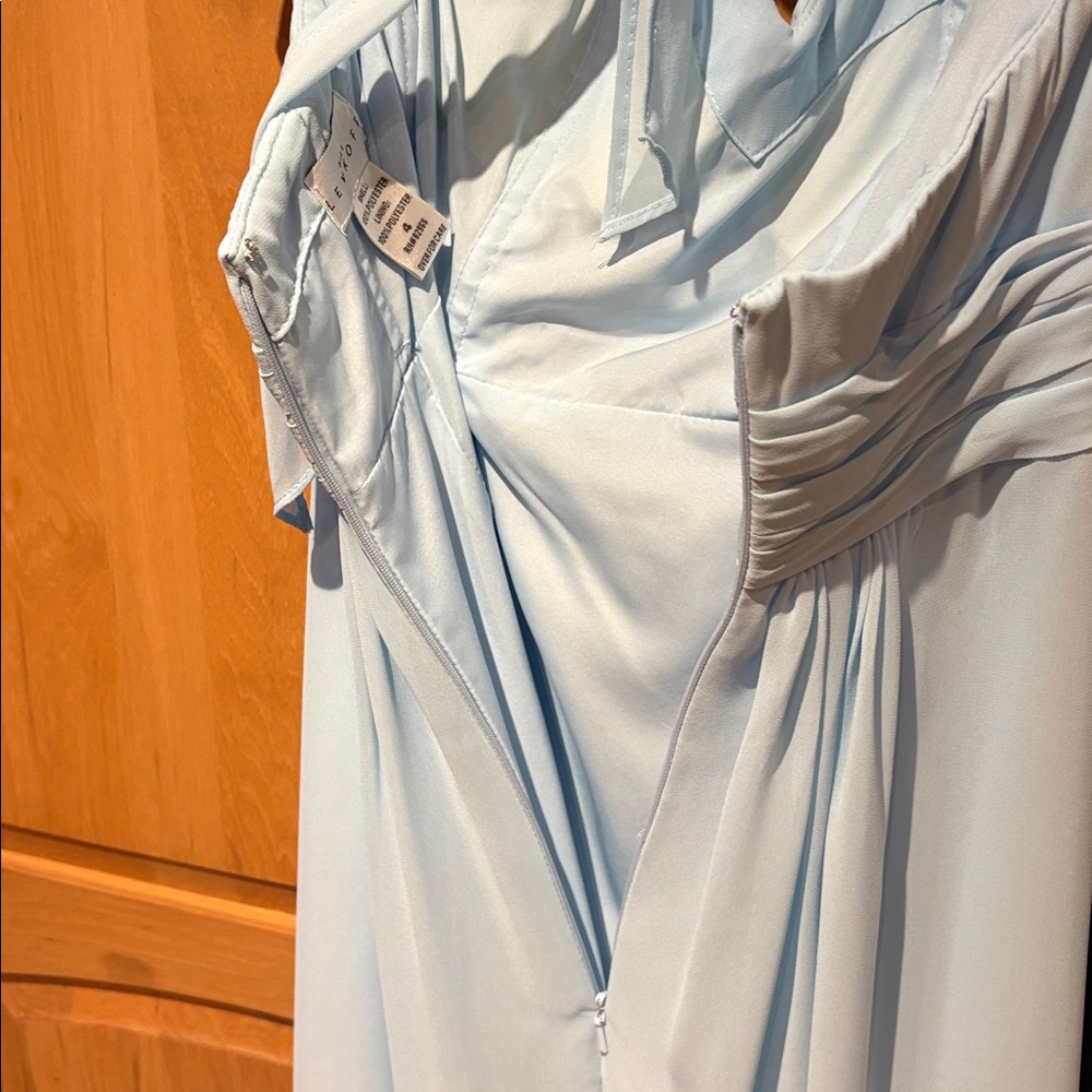 Bill Levkoff Light Blue Maxi Dress - Picture 6 of 8